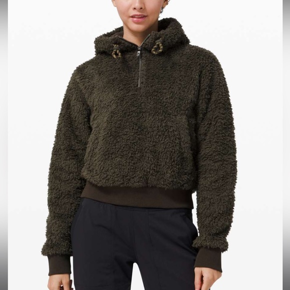 lululemon athletica Other - Lululemon Oh So Sherpa Half Zip
Dark Olive